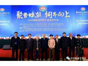 聚勢(shì)賦能,飼界向上—中農(nóng)穎泰祝賀2020年湖南省飼料工業(yè)協(xié)會(huì)年會(huì)圓滿成功